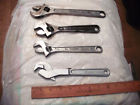 4ajustabl 10 Wrenches Lot " Scholer8 Stanley Diamond 8 Used Williams Tools