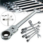 10340 Daniu Set Flexible Pivoting Head Ratchet Combination Spanner