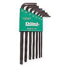 0375167 10707 Eklind Tamper Resistant Torx Key Set Pieces 037516107077
