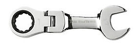17mm Stubby Flex Ratcheting Wrench 9558 Per Mfg 3/3/2022 082171095580 Metal