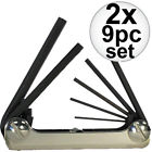 0375165 20911 Eklind Tools Folding Hex Key Set New 037516209115