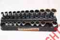 224sffsm 8-19 Mm Incomplete Socket Set 3 24pc Snapdeep 6pt 8 Metric Shallow