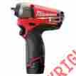 2452-22 Milwaukee 1 4 Cordless Impact Wrench Kit Voltage 12.0 Li-ion Battery Included
