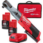 2558-22 Milwaukee Fuel Cordless Ratchet Battery Kit New 045242508860