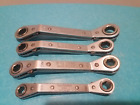 2885 2887 2886 Vtg Tools New Britain Metric Offset Ratcheting Reversible Box Wrenches