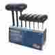 2cyd2 Westward T-handle Hex Key Set Flat Metric 8 Pc