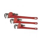 40027 3-piece Jumbo Work Home Wrench Iron Jobsite Cast Pipe Tool Set Plumbing Ironton