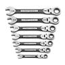 35271 Craftsman Inch Universal Flex Ratcheting Wrench Set New