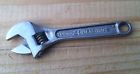 44601 4 Craftsman Forged Wrench Adjustable " Usa
