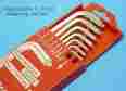 44867 Amf Metric Hex Key Set With Pilot Tip Made In Germany