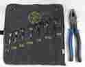 68400 Klein Tools 8 Pc Combination Wrench Set 9 Pliers Electrician Lot