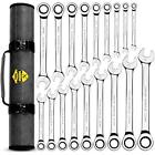 7350005830410 Toolguards Ratcheting Wrench Set Pieces Metric Chrome Vanadium