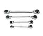 85215 Gearwrench Metric Quadbox Double Box Ratcheting Adjustable Wrench Set Hand