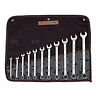 911 Wright Tool Full Polish Point Combination Wrench Set 076799009111