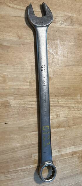 20230 Allen Jumbo Machines Combo Wrench 1-3/4 Inch Usa Large Industrial Hand Tool