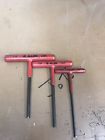 Allen Brand Lot Of Used Red Hex Wrench Varies
