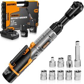 Jlbs-12v-dm03 Alloy Power 3/8 Inch Cordless Ratchet Wrench Set 60ft-lbs 80n.m Electric ... Fast Ship