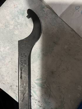 Hook-45 Amf Spanner Pin - 50 Oal 8 Inch Germany