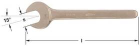 0294 Ampco New Wrench - Open End 1-3/8 Inch Non-sparking Non-magnetic Nip