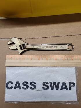 33010901 Ampco Tools W-71 Non-sparking 8 Inch Adjustable Bronze Wrench