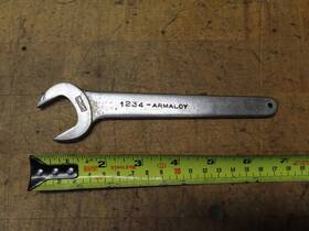 1234-armaloy Armstrong 1-1/16 Inch Machine Service Open End Spanner Wrench D61