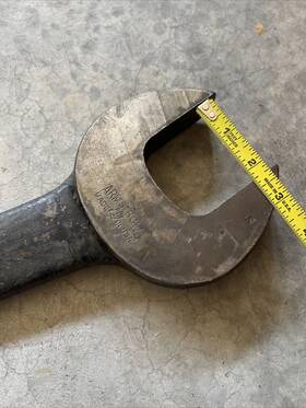 2f5131 Armstrong 2-1/4 In Heavy Duty Open End Engineers Machinist