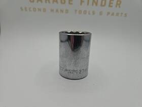 40-127 Armstrong 3/4 Inch Drive 27mm Socket - Made In The Usa