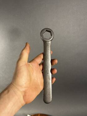 Armstrong 676280023727 11/16 Inch Box End Wrench # 807 . Engineers Wrench. Lathe
