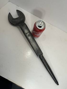 911-a Armstrong Offset 1-7/8 Inch Spud Spanner Wrench Hardened Open End Usa