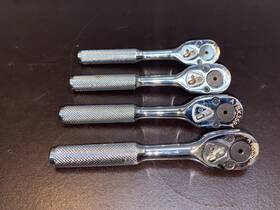 Atsk3594 Ati Atsj3594 4 Hi-lok 1/4 Inch Drive Reversible Ratchet Aircraft Hand Ratchets