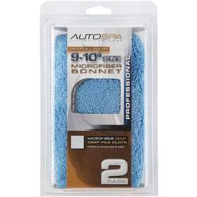 40408as Autospa 40408as- Microfiber Bonnet 9-10 Inch Clam 12pk
