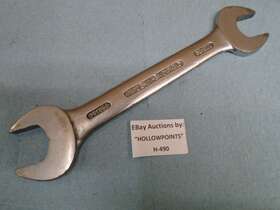 Ow1822 Bedford British Whitworth England Open End Wrench 9/16 11/16w And Bs H490