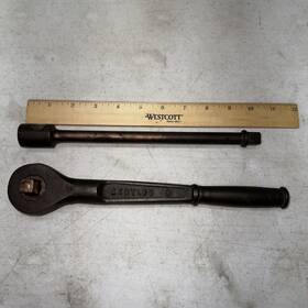 W-960 Berylco 1/2 Inch Non-sparking Socket Wrench And Extension Berrylium Copper