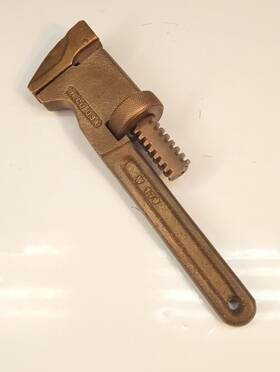 W178 Berylco 8 Inch Non-sparking Brass Monkey Wrench Usa
