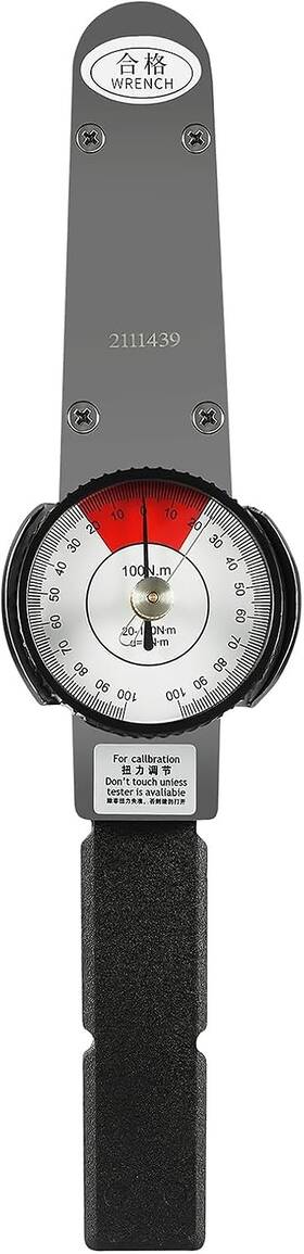 De34296 Bingox Dial Indicator Torque Wrench Indicating Torquemeter 1/2 Inch Drive 0-100 Nm High