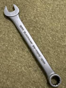 Bw-1112mb Blackhawk Bw1112 Professional Tools 12mm Wrench Black Oxide Nos