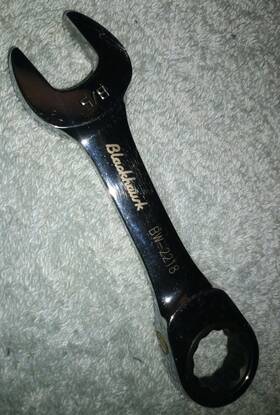 Bw2218 Blackhawk By Proto 5/8 Inch 12 Point Reversible Ratcheting Stubby Combination Wrench