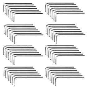 X0429 Bociloy 100pcs 1.5mm Allen Wrench L-shaped Hex Key Set Metric Hexagon Head Re