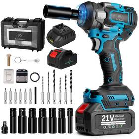 Jh8-500 Boltbeast 500 N.m Brushless Impact Wrench With Small Waist Hook 7 Sockets 6 S