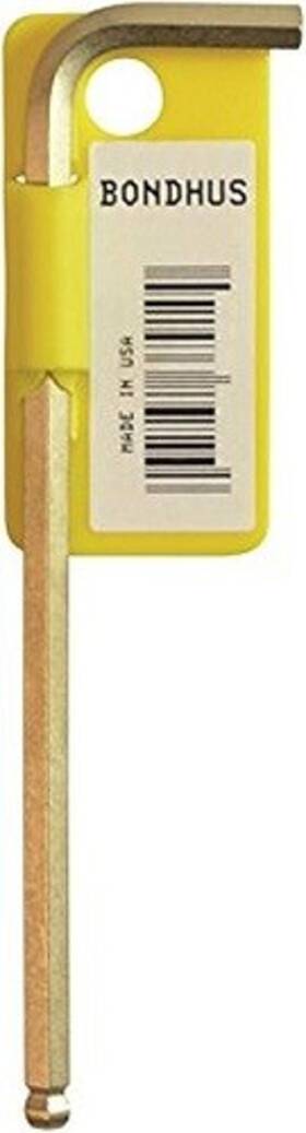 3mmm-38056 Bondhus 38056 - 3.0mm Goldguard Finish Ball End L-wrench Tagged/barcoded 10ea