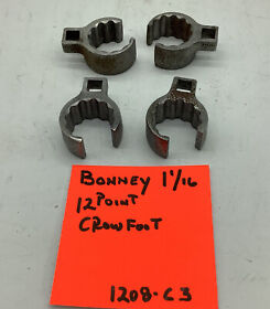1208-c-3 Bonney 1 1/16 X 3/8 Crowfoot 12 Point