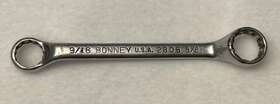 2806c Bonney Vintage Bonaloy 9/16 Inch By 5/8 Double Box End Offset Wrench 12 Pt