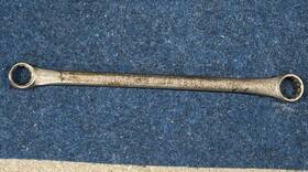 2891c Bonney Vintage Bonaloy 9/16 X 5/8 Double Box End Long Offset Wrench 12 Pt