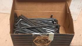 519007 Brighton-best #519007 8650 Lot Of 100 Steel Hex L-wrenches 5/32 Inch 4-1/8 Lg. L134