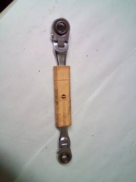 Bw-288 Bugwrench 1/2 Inch 9/16 5/8 3/4 Flex Head Ratcheting Wrench Reversible