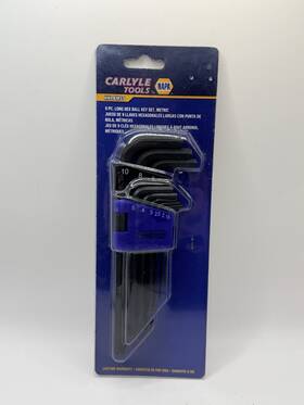 Hklbms9 Carlyle By Napa 9pc Long Hex Ball Key Set Metric New