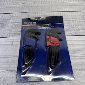Hklbs22 Carlyle By Napa Tools 22pc Long Hex Ball Key Set Sae And Metric Allen