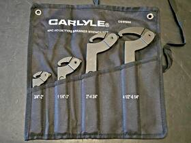 Cswsh4 Carlyle 4-piece Hook Type Adjustable Spanner Wrench Set New