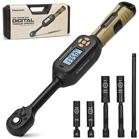 Ht06267f Cheersonic Digital Torque Wrench 3/8 Drive 5.0-99.6 Ft.lb 6.8-135 N.m 1% Accuracy
