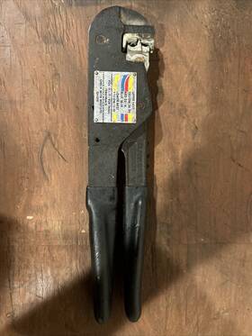 Ms25037-1a Clark Cable Ratcheting Crimping Tool